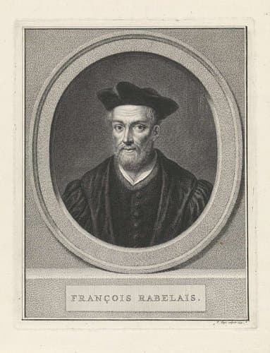 Portret van François Rabelais by Pieter Tanjé