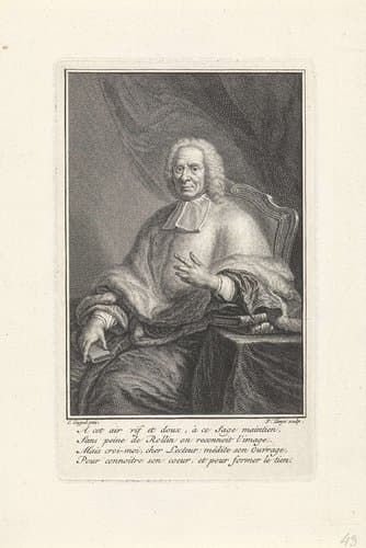 Portret van Charles Rollin by Pieter Tanjé