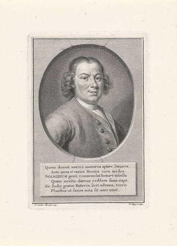 Portret van Anton Wilhelm Solnitz by Pieter Tanjé