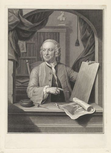 Portret van Pieter Tanjé by Pieter Tanjé