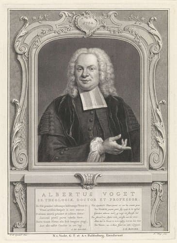 Portret van Albertus Voget by Pieter Tanjé