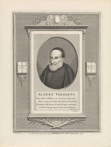 Portret van Aldert Volkerts by Pieter Tanjé