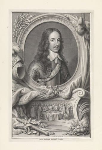 Portret van prins Willem II van Oranje by Pieter Tanjé