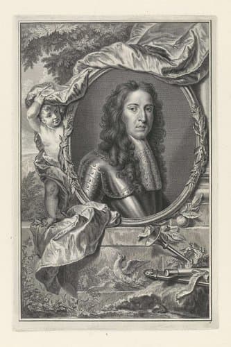 Portret van prins Willem III van Oranje-Nassau by Pieter Tanjé