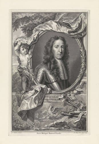 Portret van prins Willem III van Oranje-Nassau by Pieter Tanjé