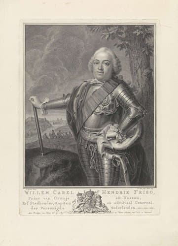 Portret van prins Willem IV van Oranje-Nassau by Pieter Tanjé