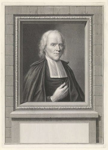Portret van Gerardus de Wind by Pieter Tanjé