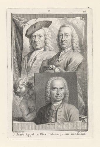 Portretten van Jacob Appel by Pieter Tanjé