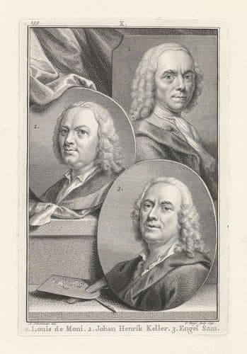 Portretten van Louis de Moni by Pieter Tanjé