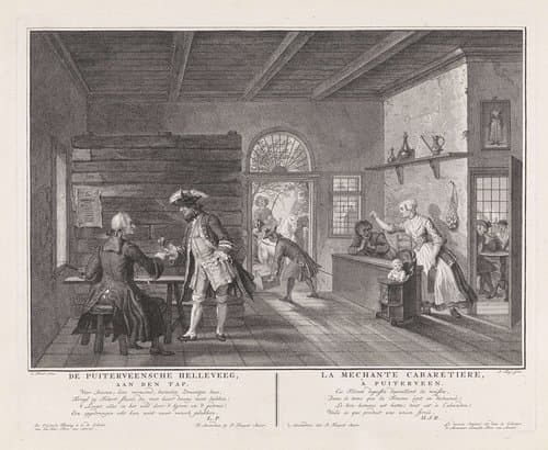 De Puiterveense helleveeg achter de tap by Pieter Tanjé
