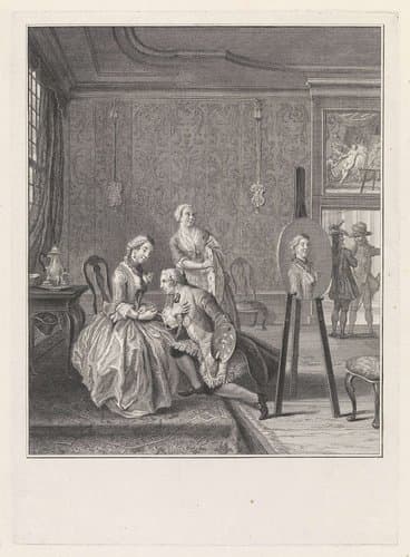 De schilder door liefde by Pieter Tanjé