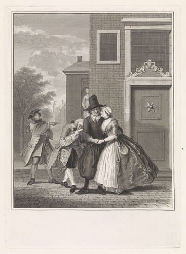 De listige vrijster of de verschalkte voogd by Pieter Tanjé