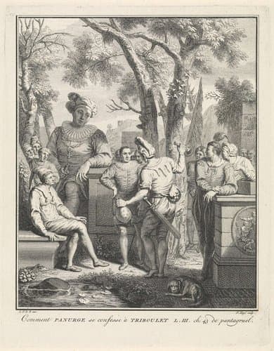 Panurge bekent aan Triboulet by Pieter Tanjé