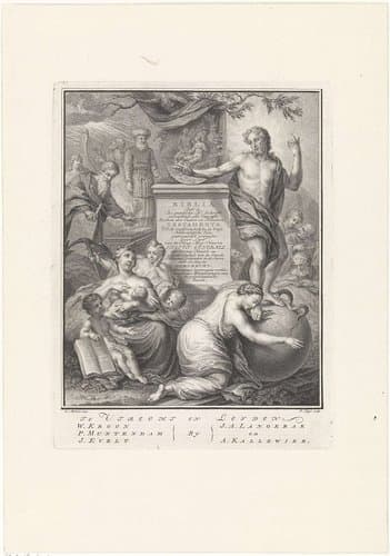 Titelpagina voor een Bijbel by Pieter Tanjé