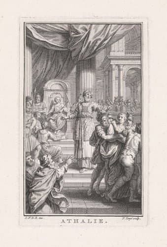 Koningin Atalja ter dood veroordeeld by Pieter Tanjé
