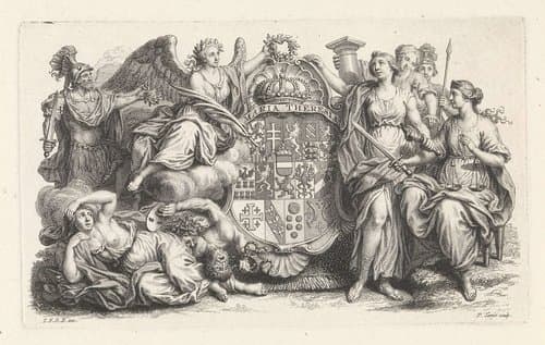 Wapen van Rooms-Duits keizerin Maria Theresia by Pieter Tanjé