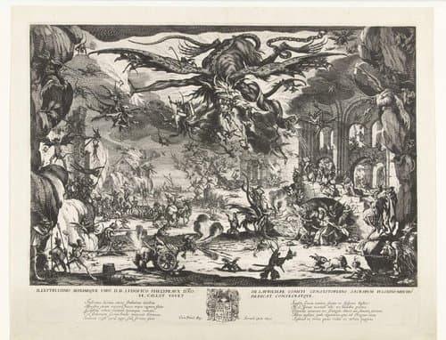 De verzoeking van de Heilige Antonius by Jacques Callot