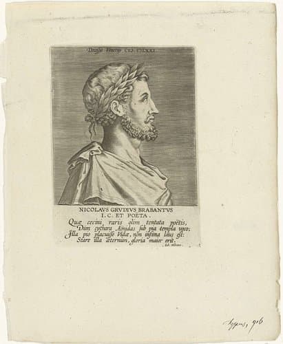 Portret van Nicolaas Grudius