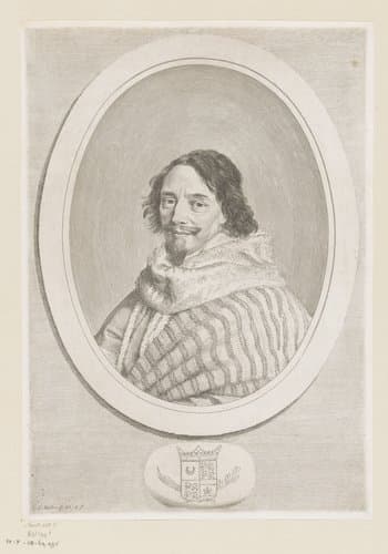Portret van Henri de Mesmes heer van Roissy by Claude Mellan