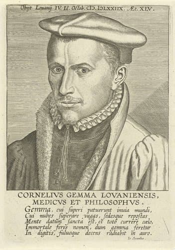 Cornelivs Gemma Lovaniensis by Philips Galle