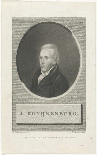 Portret van Jan Konijnenburg by Jan Willem Caspari