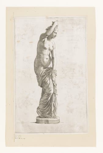 Standbeeld van Venus by Claude Mellan