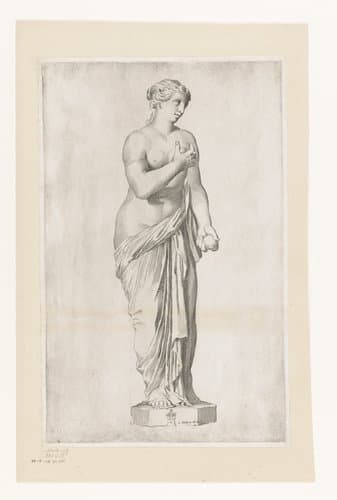 Standbeeld van Venus by Claude Mellan