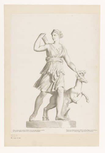Standbeeld van Diana by Claude Mellan
