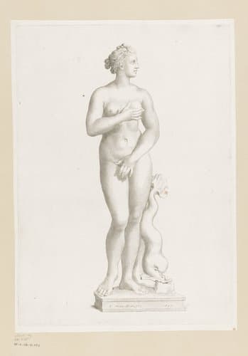 Standbeeld van Venus of Amphitrite by Claude Mellan