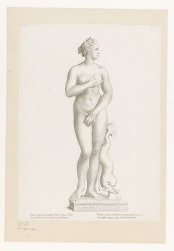 Standbeeld van Venus of Amphitrite by Claude Mellan