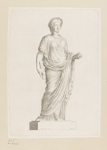Standbeeld van Ceres by Claude Mellan