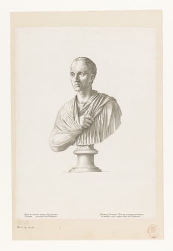Beeld van een Romeins senator by Claude Mellan