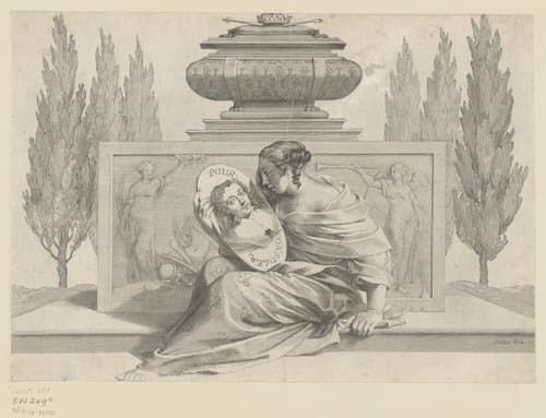 Allegorie op Anna van Oostenrijk by Claude Mellan