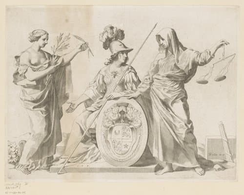 Vrede by Claude Mellan