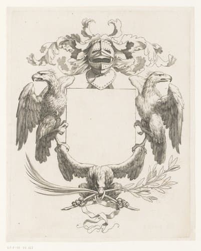 Wapen van de familie Marillac by Claude Mellan
