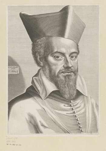 Portret van Nicolas Coeffeteau by Claude Mellan