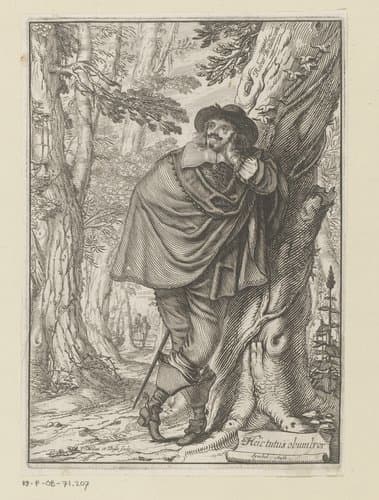 Titelpagina voor: James Howell, Dendrologie (...), 1641 by Claude Mellan