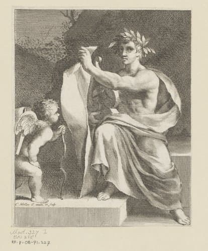 Titelpagina voor: François Tristan l'Hermite sieur du Soliers, Les Amours de Tristan, 1638 by Claude Mellan