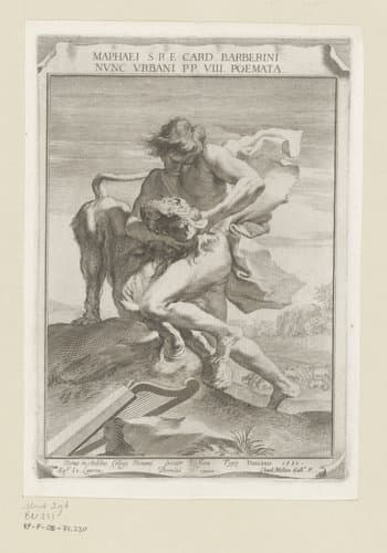 David de leeuw wurgend by Claude Mellan