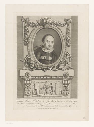 Portret van Pierre-Louis Dubus de Preville