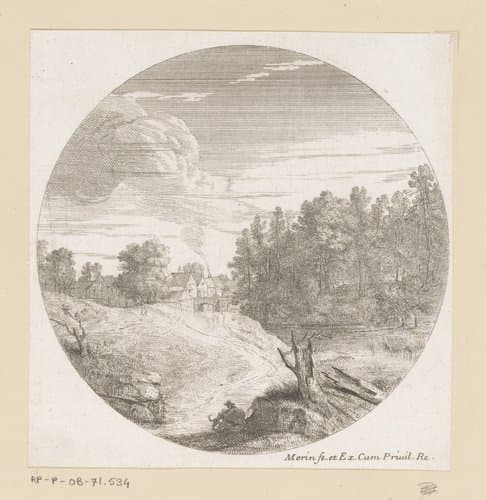 Landschappen in cirkels by Jean Morin