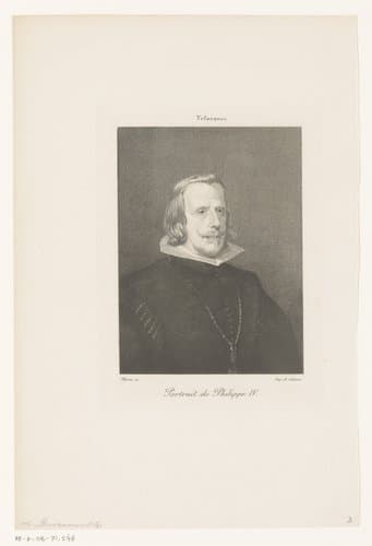 Portret van Filips IV by Auguste Achille Morse