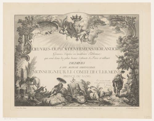 Oeuvres de Ph.pe Wouwermans Hollandois by Jean Moyreau