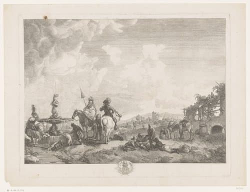 Oeuvres de Ph.pe Wouwermans Hollandois by Jean Moyreau
