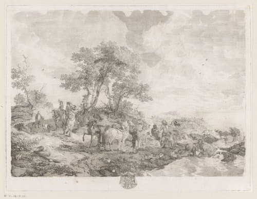 Oeuvres de Ph.pe Wouwermans Hollandois by Jean Moyreau
