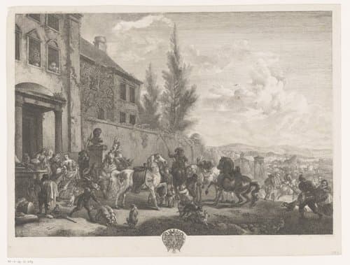Oeuvres de Ph.pe Wouwermans Hollandois by Jean Moyreau