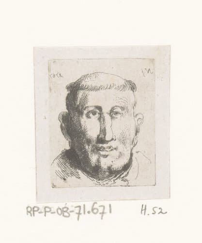 Kop van een monnik