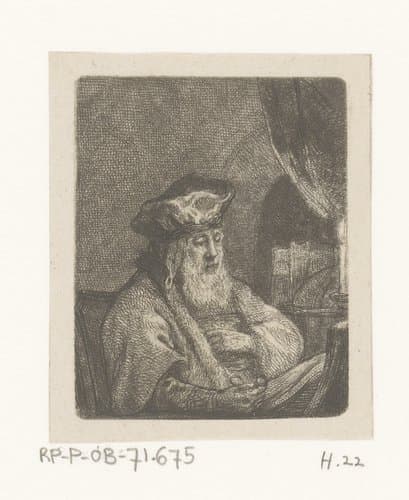Mediterende filosoof by Jean Pierre Norblin de la Gourdaine