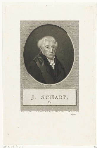 Portret van Jan Scharp by Jan Willem Caspari