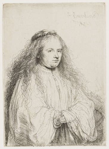 St Catherine ('the little Jewish bride') by Rembrandt van Rijn